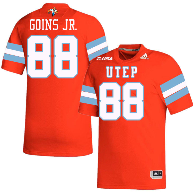 #88 Toric Goins Jr. UTEP Jersey,UTEP Miners College Football Jersey,Uniforms-Throwback